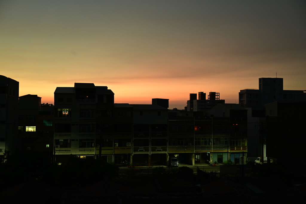 夕暮れ