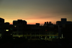夕暮れ