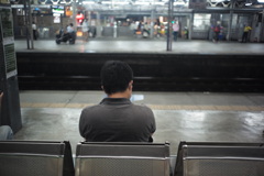 夜の台南駅