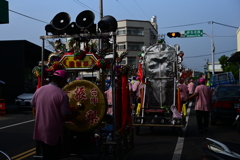 廟のお祭り