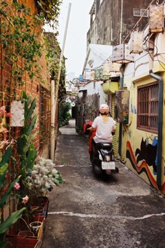 台湾　麻豆　路地裏