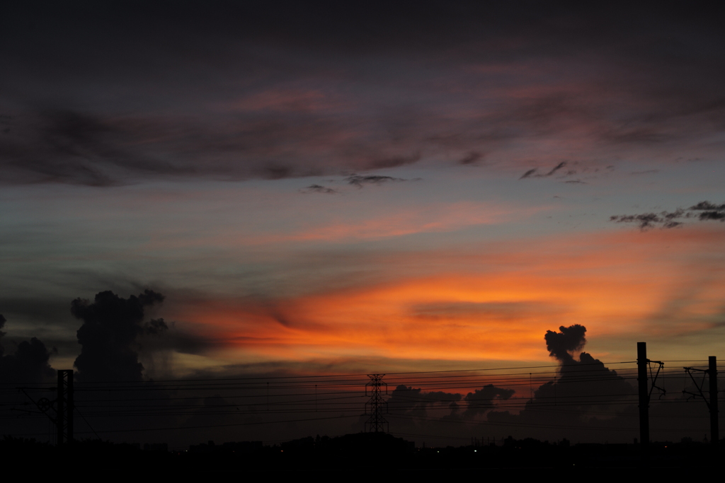 夕暮れ