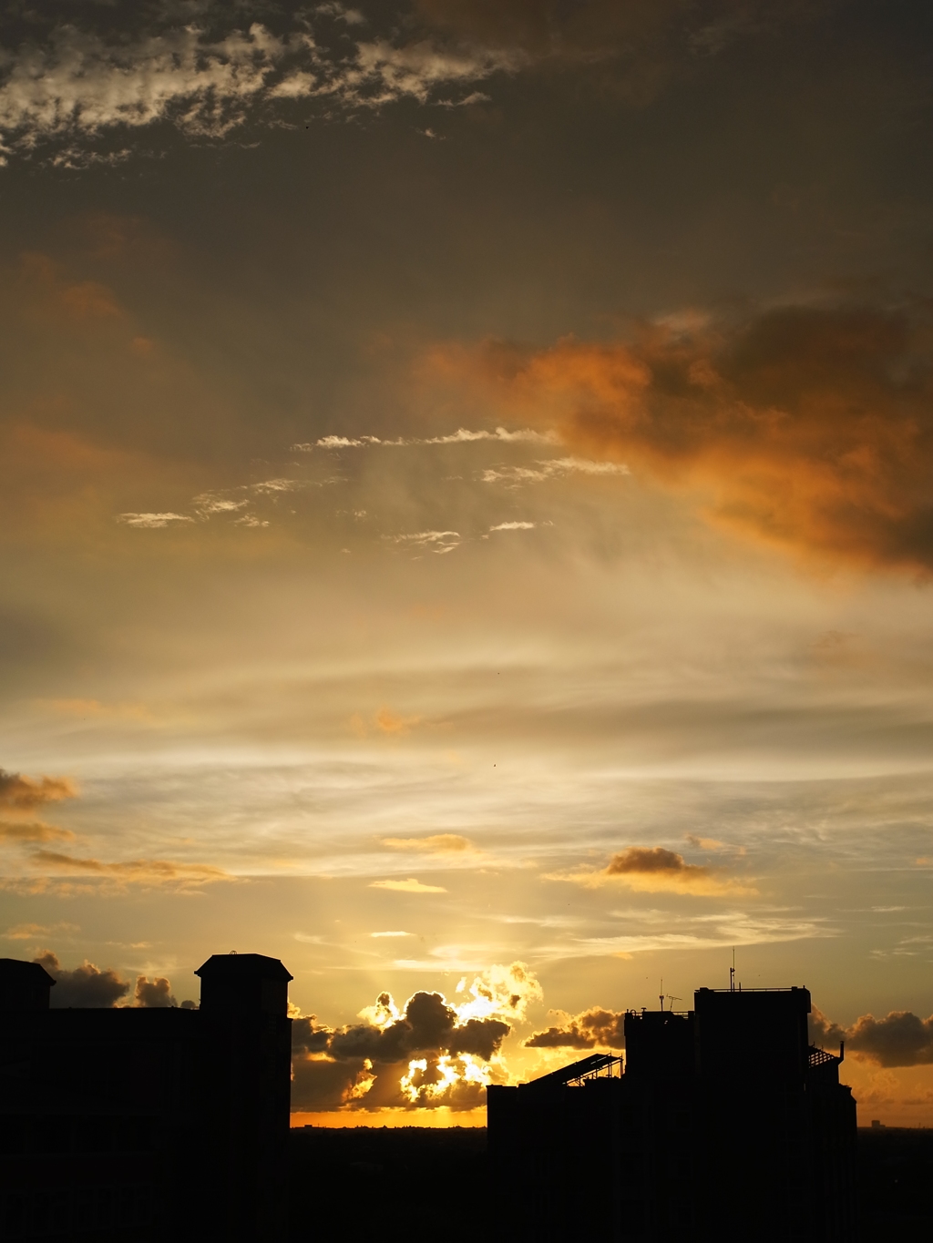 台湾台南夕焼け1