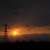 週末の夕暮れ