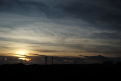 夕暮れ