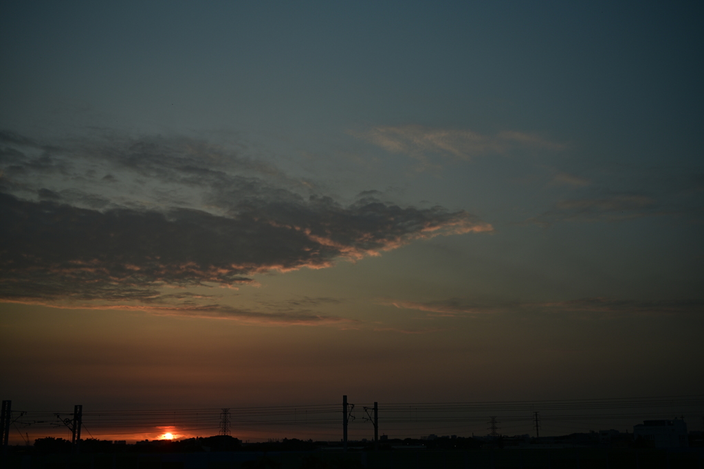 夕暮れ