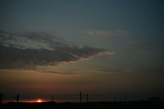 夕暮れ