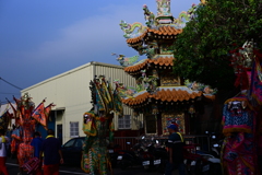 廟のお祭り