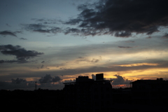 夕暮れ