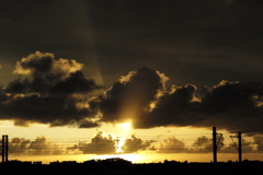 夕暮れ