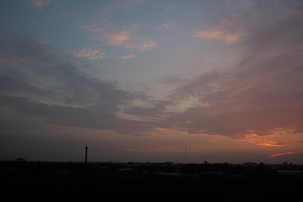 今日の夕日その３