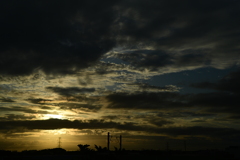 夕暮れ