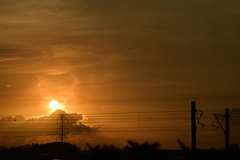 夕暮れ
