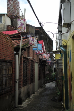 台湾　台南　麻豆　路地裏