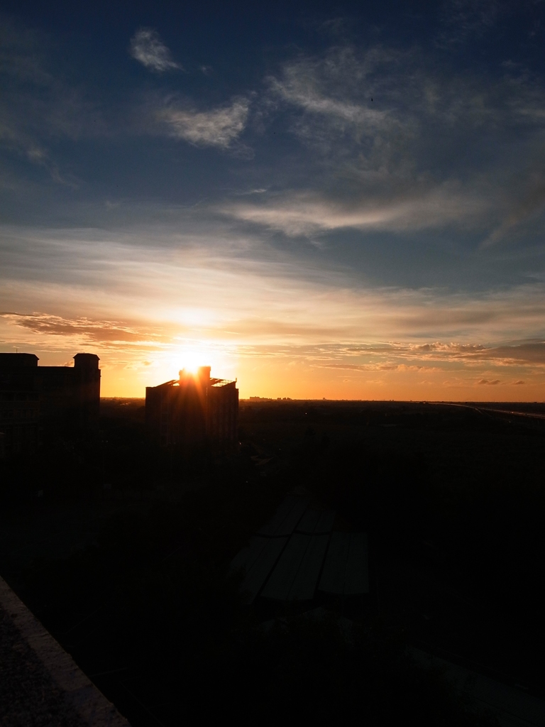 台湾台南夕焼け２