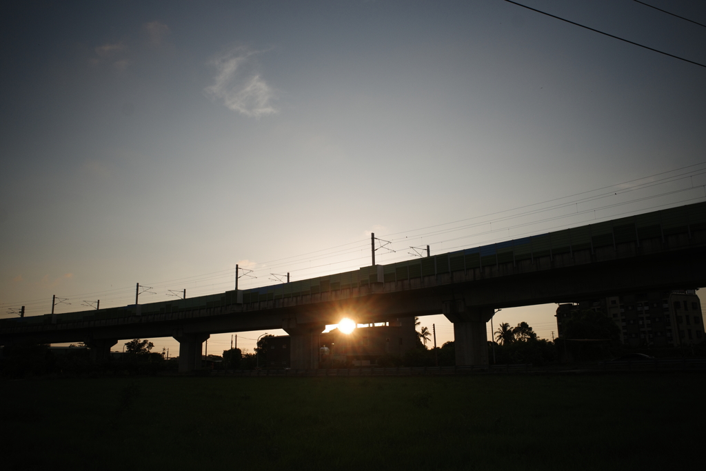 夕暮れ
