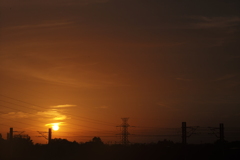 夕暮れ