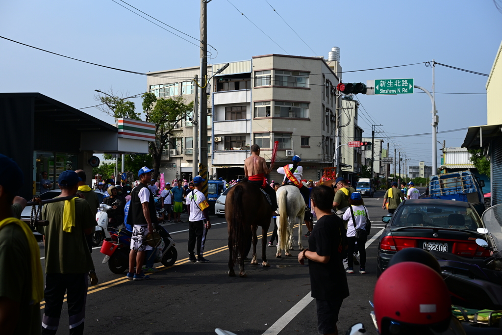 廟のお祭り