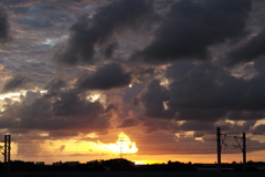 夕暮れ