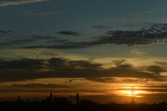 夕暮れ