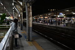 夜の台南駅