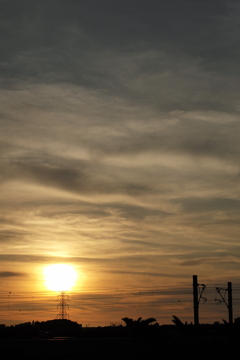 夕暮れ