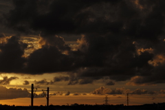 夕暮れ