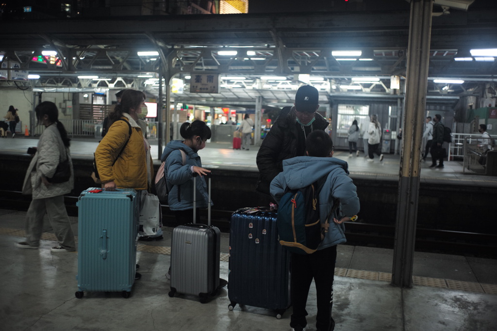 夜の台南駅