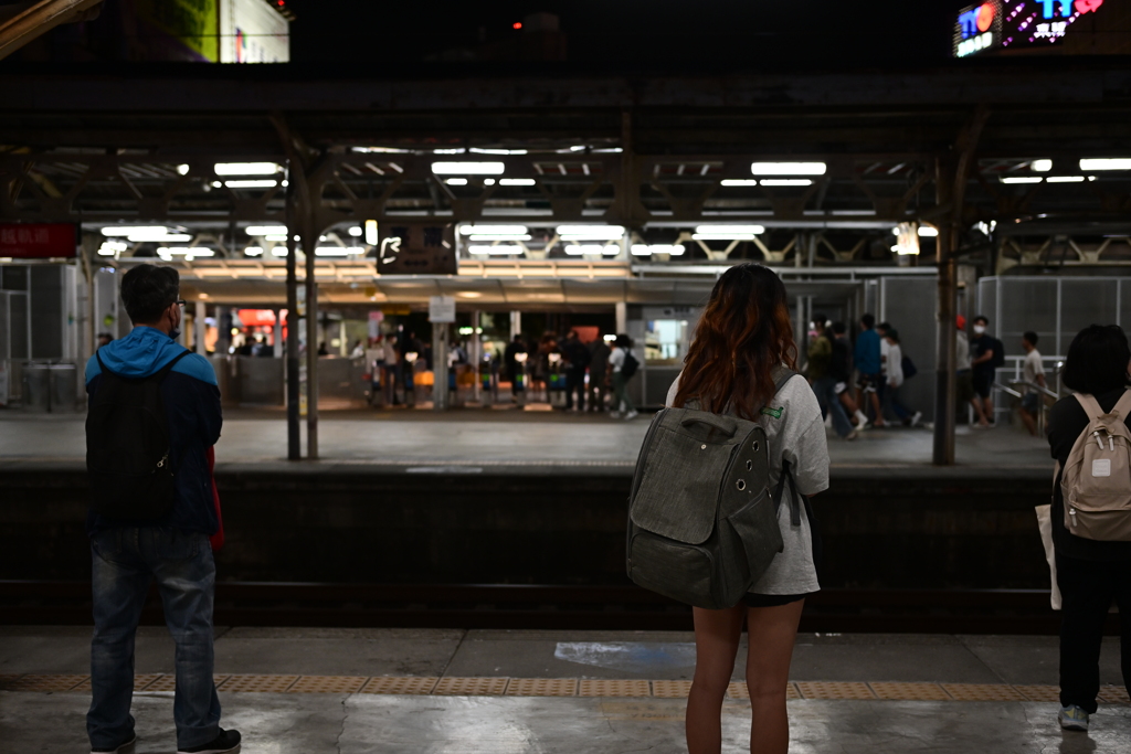 夜の台南駅