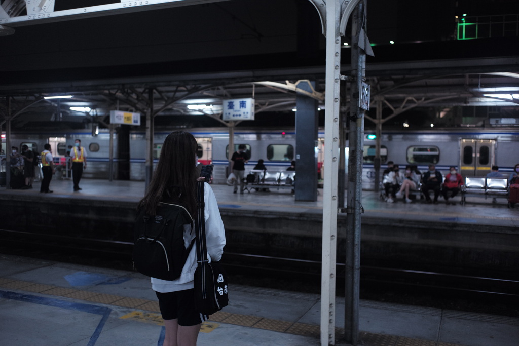 夜の台南駅