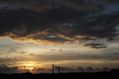夕暮れ