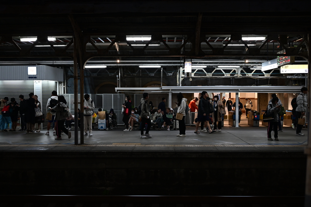 夜の台南駅