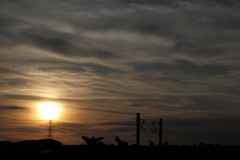 夕暮れ