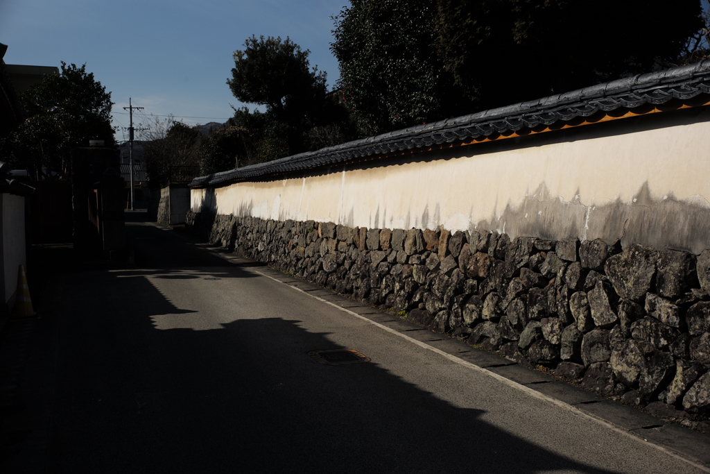日出の城下町
