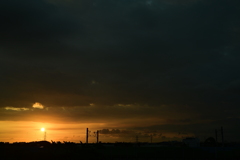 夕暮れ