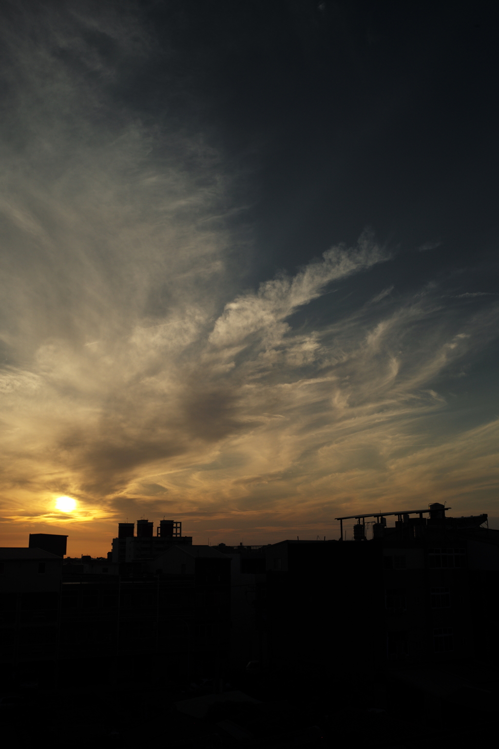 夕暮れ
