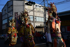 廟のお祭り