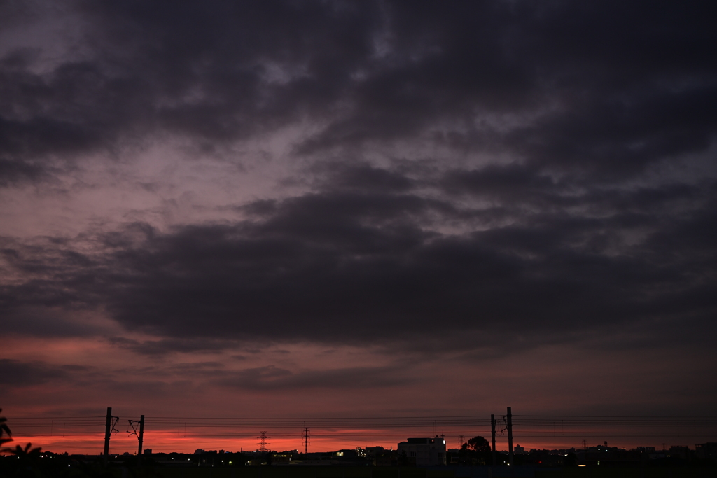 夕暮れ