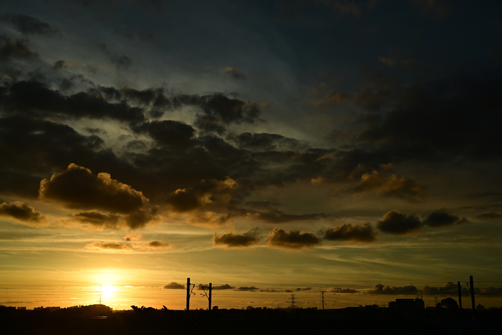 夕暮れ