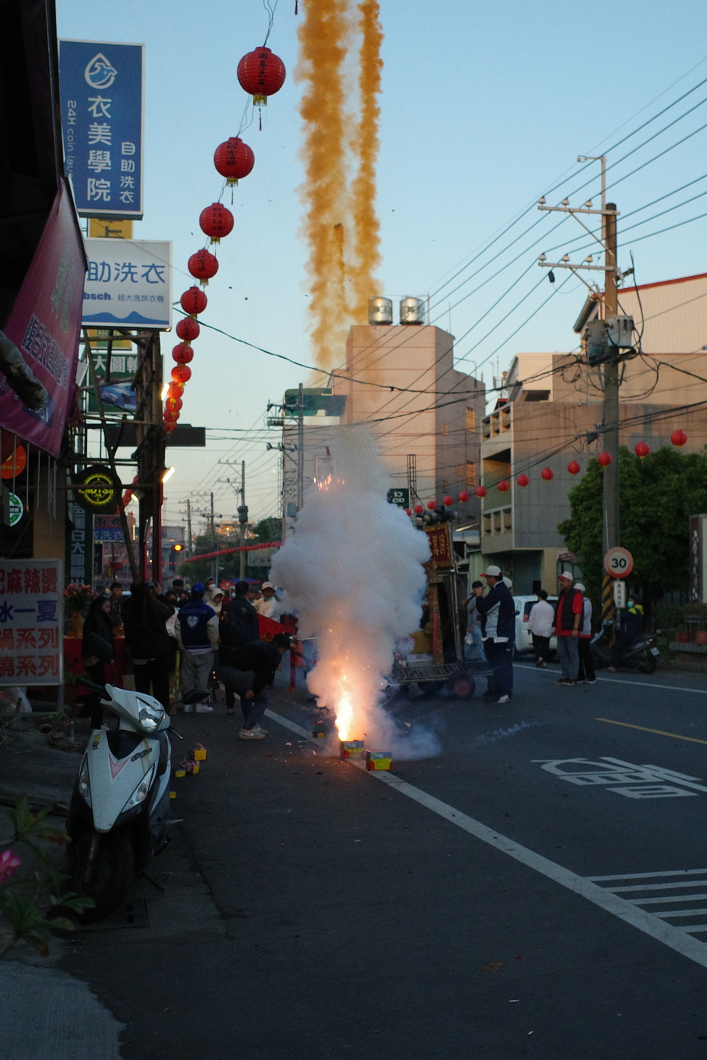 廟のお祭り