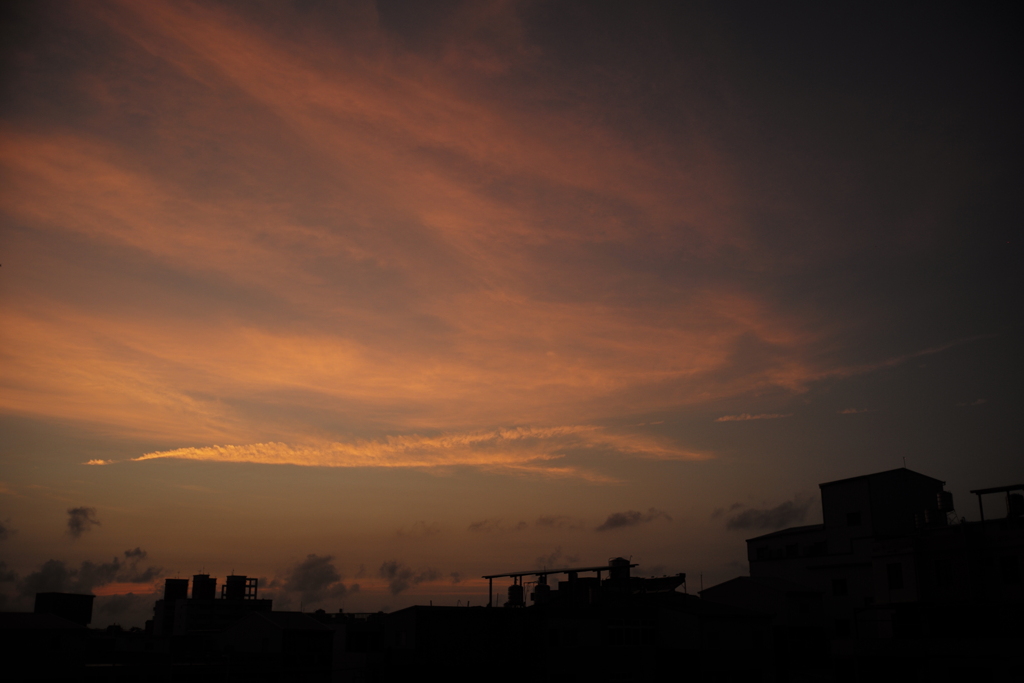 夕暮れ