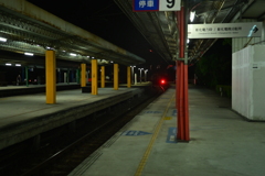 夜の彰化駅