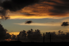 夕暮れ