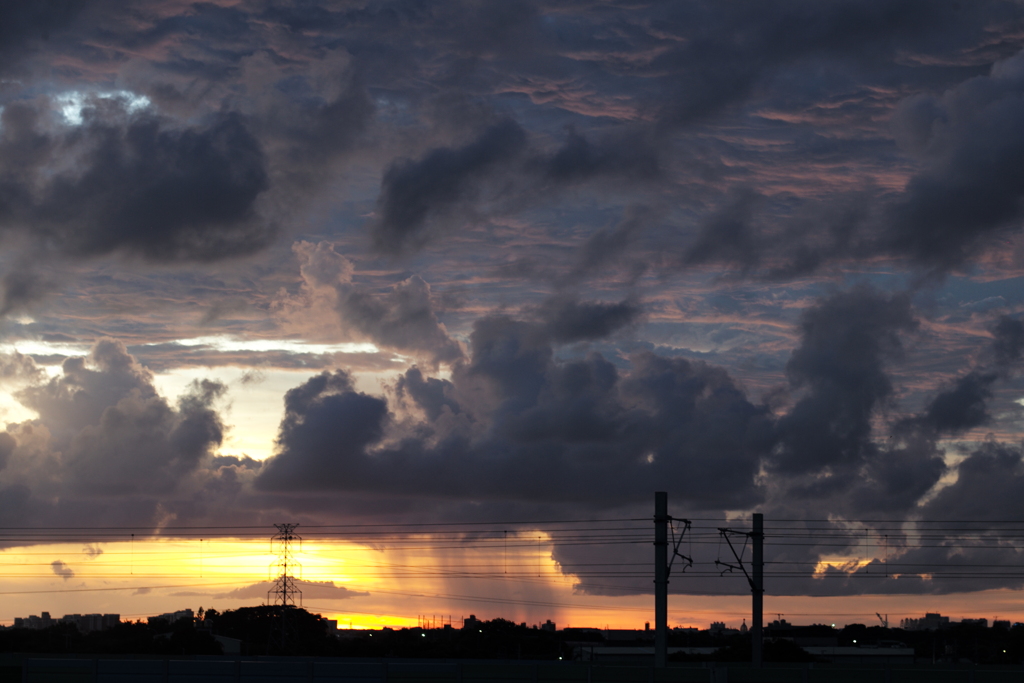 夕暮れ