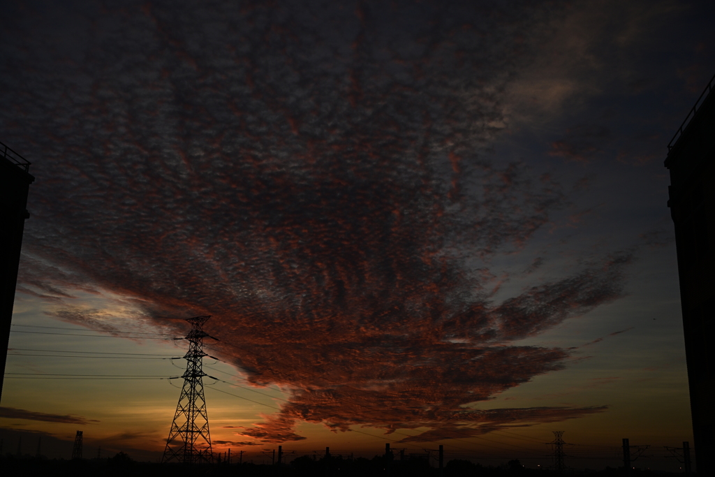 夕暮れ