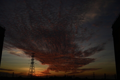 夕暮れ