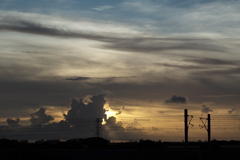 夕暮れ