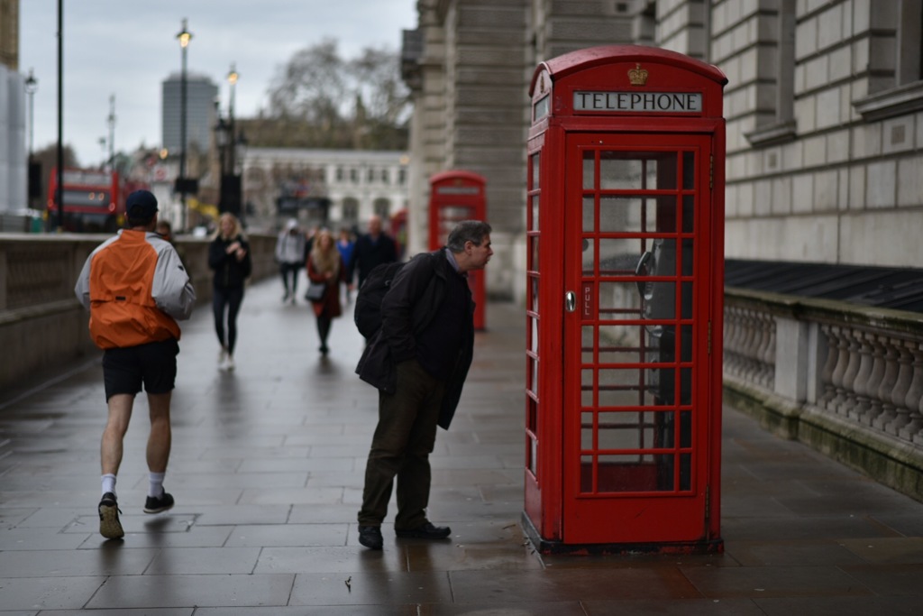 Telephone box in London