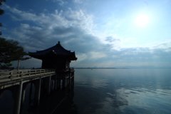 滋賀 堅田 浮御堂　