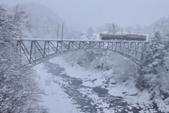 冬の鉄橋